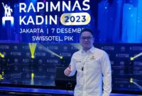 Yosia Yodan hadiri Rapimnas Kadin 2023 di Jakarta. (Foto:Damar/Realitapost.com)