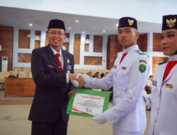 Pesan Sekdaprov Isnan Fajri Diacara Pembubaran Paskibraka Provinsi Bengkulu 2023