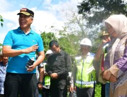 Bupati RL Samsul Lakukan Titik Nol Jalan Kota Padang
