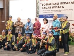 Dewi Coryati Bersama Kemenparekraf Sosialisasikan Peserta Gerakan Sadar Wisata