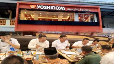 Resmi Dilaunching, Pj Walikota Bersama Jajarannya Jajal Menu Beef Bowl Yoshinoya Indonesia