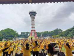 ROMER Bersama Ratusan Warga Meriahkan HUT Golkar Ke 60