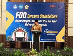 Plt Gubernur Rosjonsyah Berikan Pesan FGD Unib