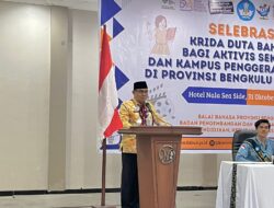 Pemprov Bengkulu Dorong Penguatan Literasi Melalui Selebrasi Krida Duta Bahasa