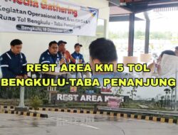 Rest Area KM 5 A dan B Ruas Tol Bengkulu-Taba Penanjung Resmi Dioperasikan