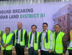 Ketua DPD Sultan Dan Ketum HIPMI Akbar Buchari Apresiasi Groundbreaking Distrik III