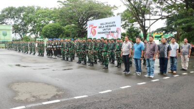 Korem 041/Gamas Gelar Apel Siaga Pengamanan Nataru 2024