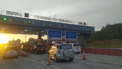 H-1 Nataru Arus Jalan Tol Lintas Sumatera Meningkat 41 Persen