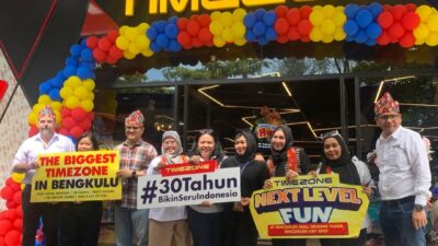 Grand Opening TIMEZONE di Benmall Bengkulu Sambut Liburan Nataru