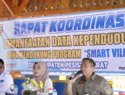 Pemkab Pesisir Barat Rakor Pemanfaatan Data Kependudukan