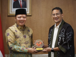 Rohidin Audiensi Menteri Pariwisata Dan Ekonomi Kreatif Sandiaga Uno