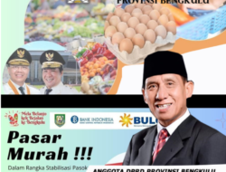 Moch Gustiadi Apresiasi Oprasi Pasar Murah Upaya Tekan Lonjakan Harga Sembako