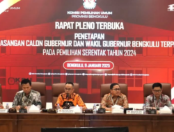 KPU Provinsi Bengkulu Tetapkan Helmi-Mian Gubernur