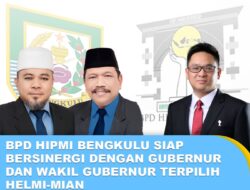 BPD HIPMI Bengkulu Siap Bersinergi Bersama Gubernur dan Wakil Gubernur Terpilih Helmi-Mian