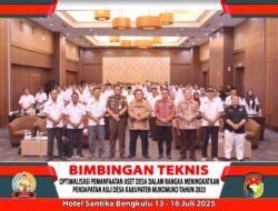 LAPIN Bekali 117 Kades Mukomuko Bimtek Dalam Meningkatkan PAD Terhadap Aset Desa