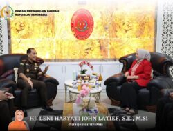 Senator Leni Haryati Jhon Latief Temui Kajati Bengkulu