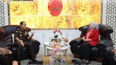 Senator Leni Haryati Jhon Latief Temui Kajati Bengkulu