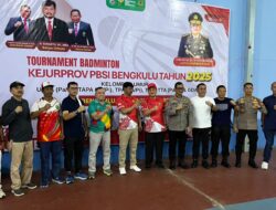 Ketua PBSI Provinsi Bengkulu Suharto Buka Kejurprov 2025