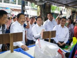 Pastikan SPHP, Ketua DPD RI Sultan Ajak Mentan RI Kunjungi Pasar Panorama Bengkulu