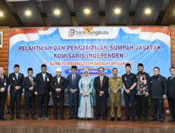 Riduan Resmi Jabat Komisaris Independen Bank Bengkulu