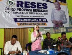 Legislator Zulasmi Octarina, SE, MM Kawal 8 Usulan Masyarakat Rejang Lebong