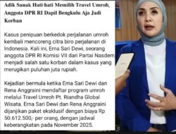 Diduga Ditipu, Erna Sari Dewi Polisikan Travel Umroh RGW