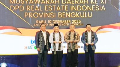 Sah, Syamsu Ihwan Kembali Dipercaya Sebagai Ketua DPD REI Provinsi Bengkulu