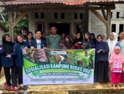 Kampung Siaga, Mahasiswa Sosiologi Unib Sosialisasi Strategis Cegah DBD di Desa Marga Sakti