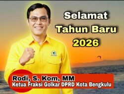 Sambut Tahun Baru 2026, Rodi Ajak Warga Jaga Kondusivitas dan Tidak Berlebihan