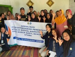 Penguatan Peran Perempuan Desa Marga Sakti lewat Sosialisasi dan Pelatihan Digital Marketing