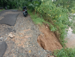 Akses Vital Way Ngaras Terancam Putus, Tokoh Masyarakat Desak Perbaikan Segera