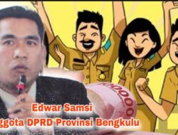Edwar Samsi Soroti Belanja Pegawai Pemprov Bengkulu yang Tembus 44 Persen di APBD 2026