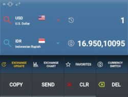 Rupiah Terperosok, Nilai Tukar Tembus Rp16.950 per Dolar AS