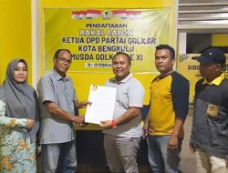 Didukung 9 Suara, Yudi Darmawansyah Kian Mantap Ramaikan Bursa Musda Golkar Kota Bengkulu