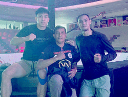 Politisi Demokrat Asman Beri Dukungan Moril Duo Petarung Deni Daffa dan Deni Arif