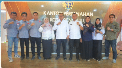 Kanwil BPN Provinsi Bengkulu Indera Imanuddin Sambangi Kantah Kota Bengkulu