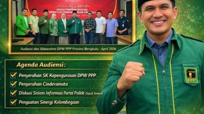 Estafet Konsolidasi Dibalik Gerak Cepat April Yones Nakhodai DPW PPP Bengkulu Demi Wujudkan Kejayaan PPP di Bumi Merah Putih
