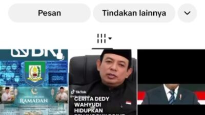 WASPADA! Akun TikTok Palsu Catut Nama Walikota Bengkulu, Pemkot Minta Warga Lapor