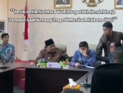 Menangis, Wabup RL Hendri Terima SK Plt Bupati