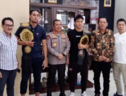 Legislator Nuzuludin dan Sudisman Dampingi Dua Atlet MMA Temui Kapolresta Bengkulu