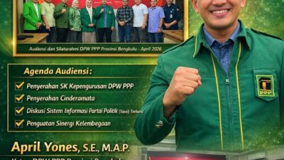 Estafet Konsolidasi Dibalik Gerak Cepat April Yones Nakhodai DPW PPP Bengkulu Demi Wujudkan Kejayaan PPP di Bumi Merah Putih