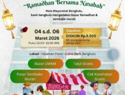 Sambut Ramadan, Bank Bengkulu Hadirkan Program RABANA