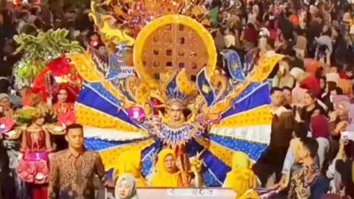 Festival Karnaval Batik Internasional Kota Bengkulu Berjalan Paling Meriah