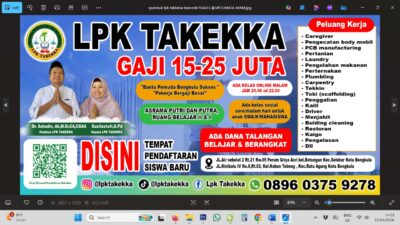 Catat Tahun Ini LPK Takeka Bengkulu Kantongi 500 Lowongan Kerja di Jepang