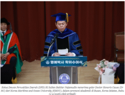 Ketua DPD RI Sultan B Najamudin Terima Gelar Doktor Honoris Causa (Dr.HC) Korsel