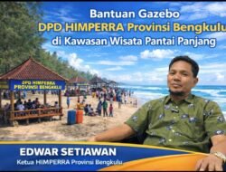 HIMPERRA Sumbang 5 Gazebo, Dinas Pariwisata : Jumlah Gazebo Pihak Eksternal Peduli Wisata Pantai Kota Bengkulu Kian Meningkat