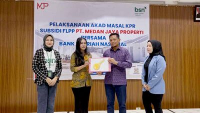 Wujudkan Hunian Layak, 35 Konsumen PT Medan Jaya Properti Gelar Akad Massal dengan BSN