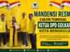 Pendaftaran Ditutup: Mardensi Menjadi Calon Tunggal Ketua DPD Golkar Kota Bengkulu