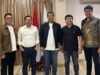Ade Jona Prasetyo Temui Ketua DPD RI Dikawal Ketum Sekum BPD HIPMI Bengkulu Solid Dukunh Caketum