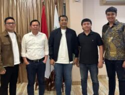 Ade Jona Prasetyo Temui Ketua DPD RI Dikawal Ketum Sekum BPD HIPMI Bengkulu Solid Dukunh Caketum